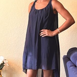 Premise navy blue flowing dress